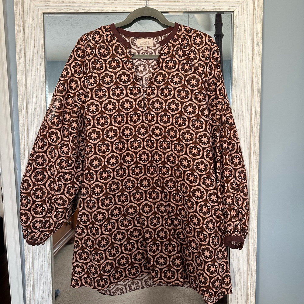 Mason’s Daughter from The Avenue Dress /Tunic - Brown and Tan - medium